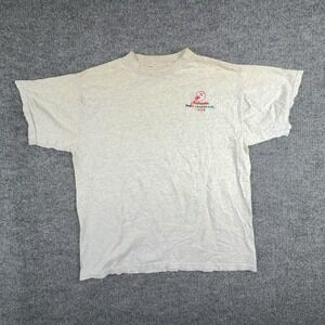 Vintage Nebraska Cornhuskers Shirt Mens Large Gray NCAA Football Orange Bowl TSI